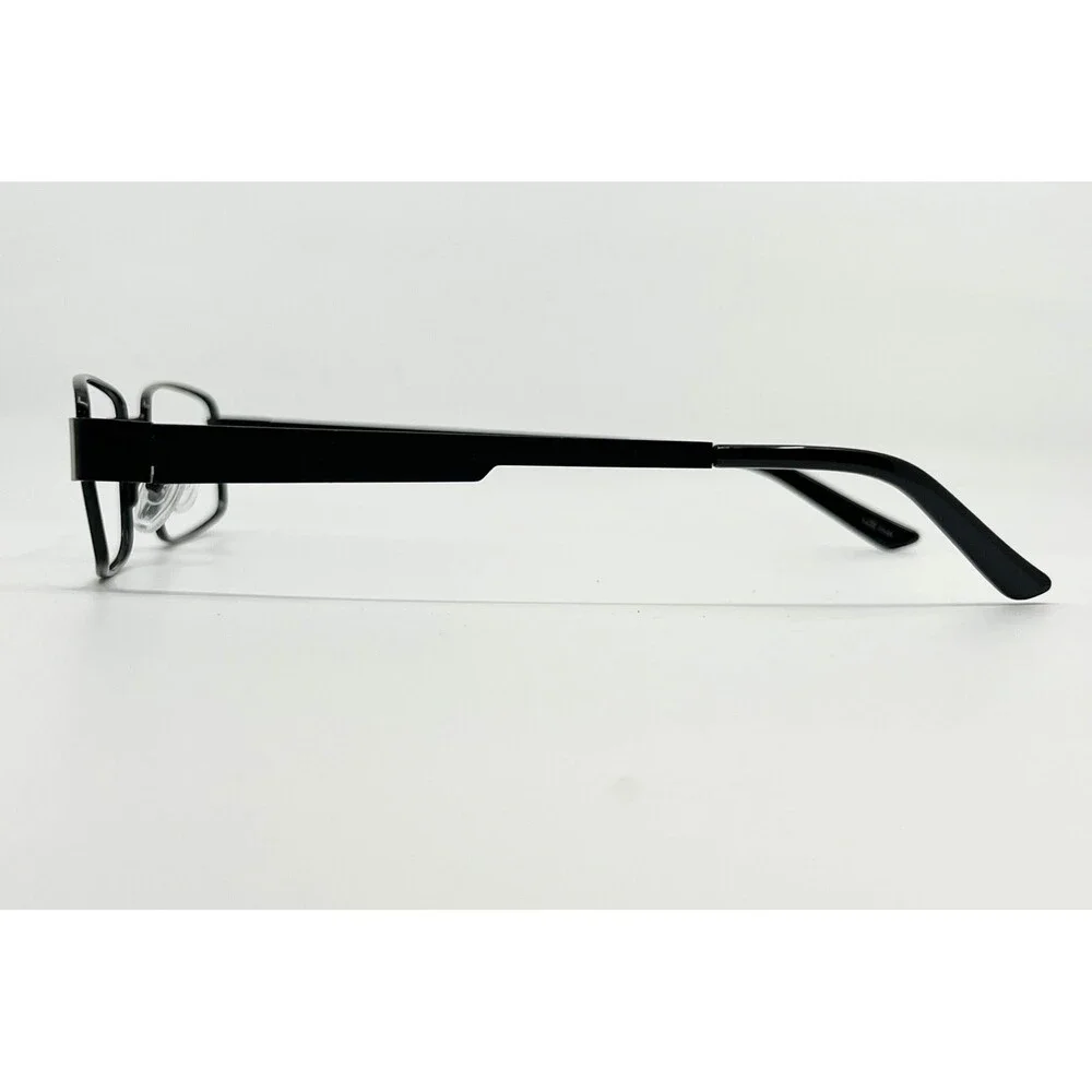 Capri Eyewear PT85 Eyeglass Frames Mens Black Rectangle 54-18-145